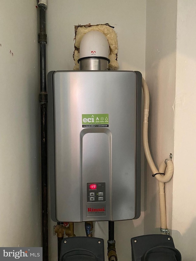 utilities featuring water heater