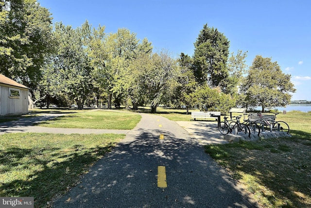 view of road