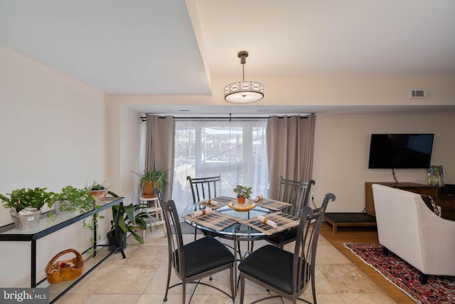 view of dining room