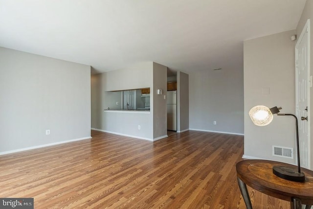 living room featuring wood-type flooring