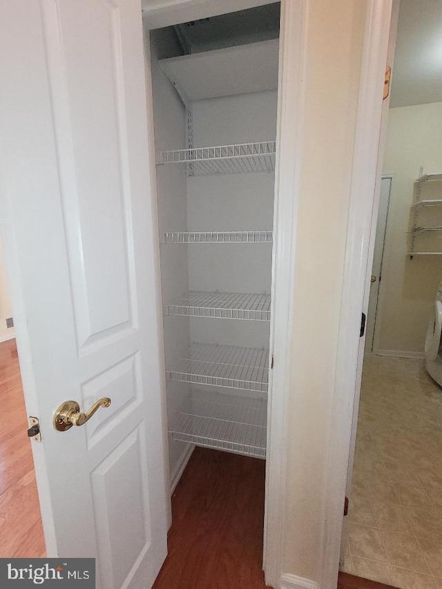 view of pantry