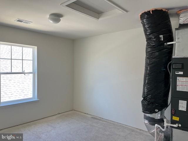 utility room featuring visible vents