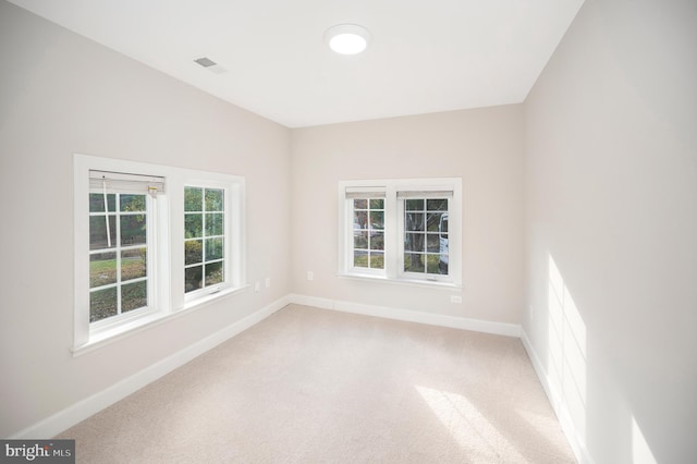 empty room with carpet floors