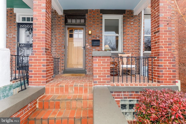 view of entrance to property