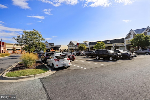 view of car parking