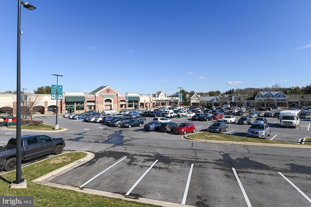 view of car parking