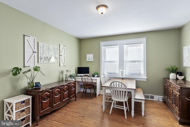 interior space featuring light hardwood / wood-style flooring