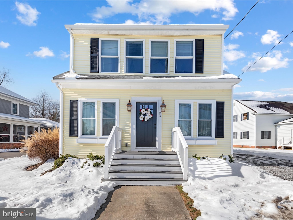 view of front of home