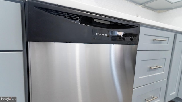 interior details featuring stainless steel dishwasher