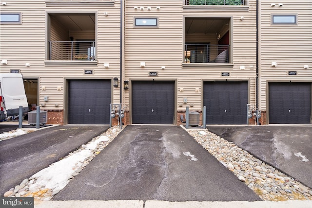 garage featuring cooling unit