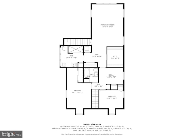 6230 21st St N, Arlington, VA 22205 - floor plan / room layout