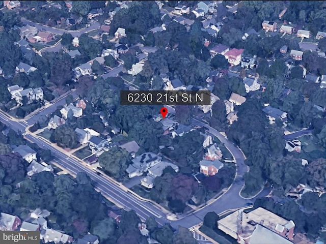 6230 21st St N, Arlington, VA 22205 - aerial overview of property's location