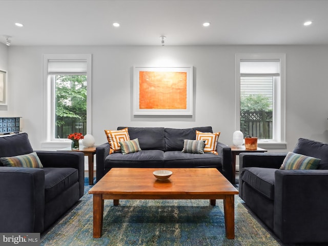 6230 21st St N, Arlington, VA 22205 - living room featuring recessed lighting