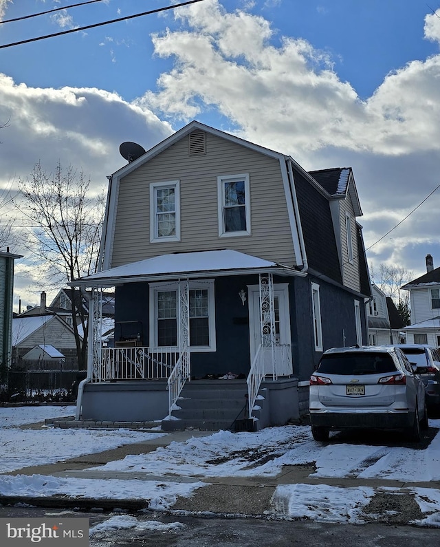 dutch colonial with a gambrel roof