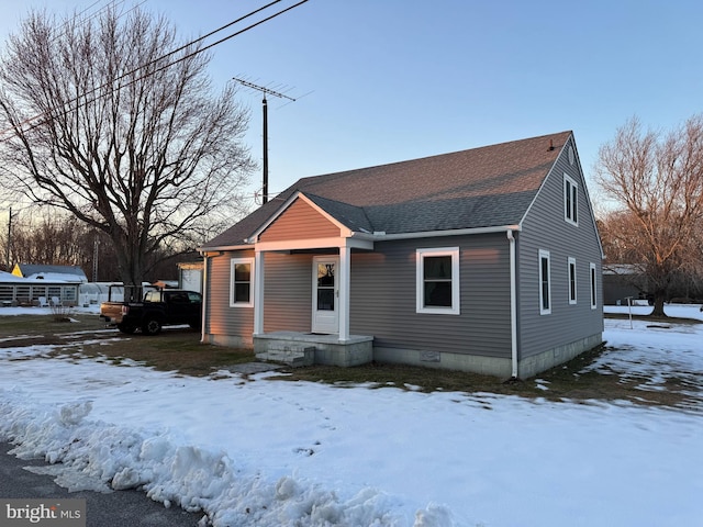 view of front of property