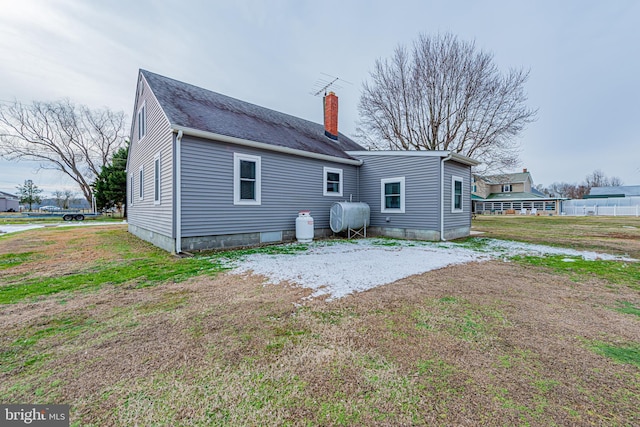 view of back of property