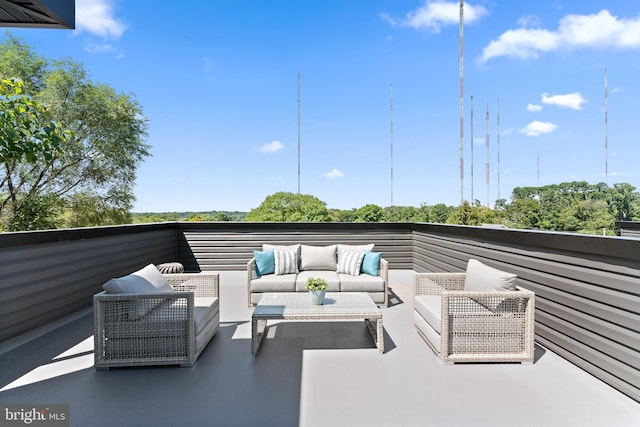 view of patio / terrace featuring outdoor lounge area