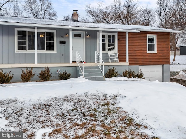 view of front of property