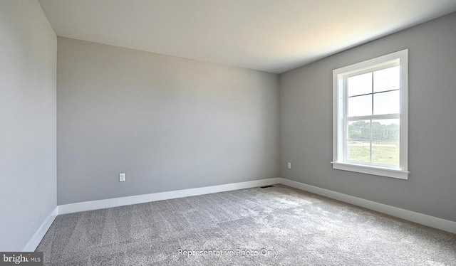 spare room with carpet flooring