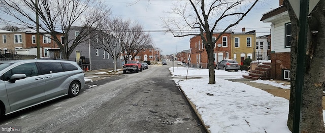 view of road