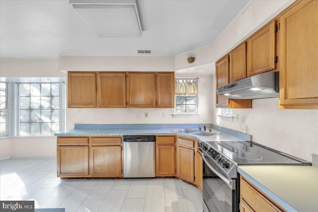 kitchen featuring sink and stainless steel appliances