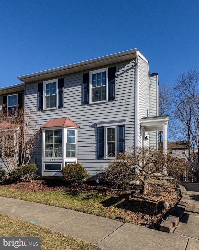 view of front of home