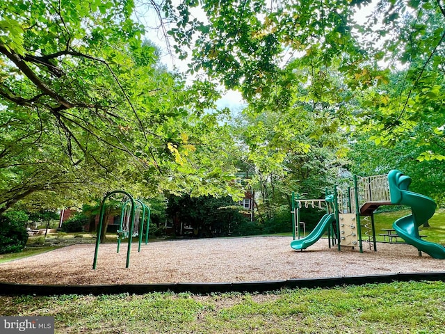 view of jungle gym