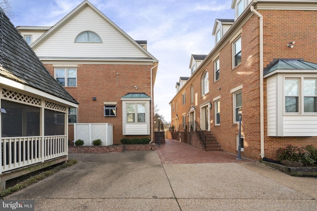 view of rear view of property