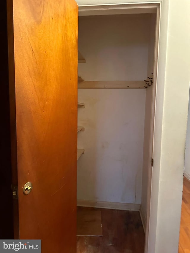 view of closet