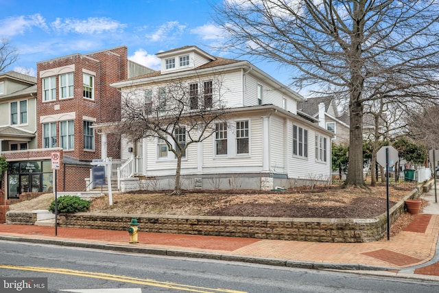 view of front of home