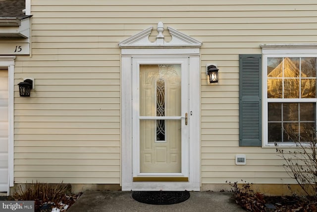 view of property entrance