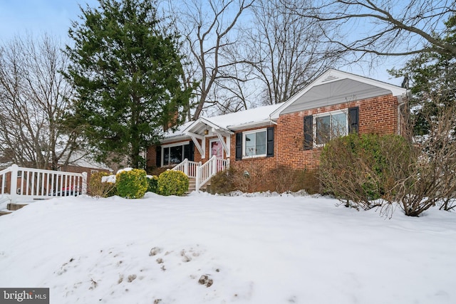 view of bungalow-style home