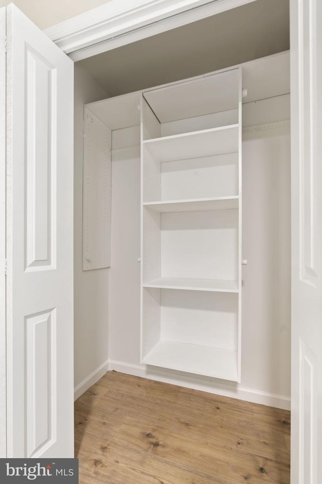 view of closet