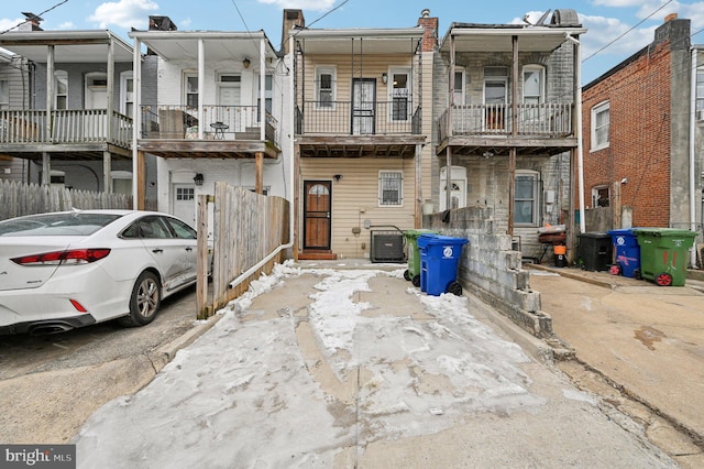 view of townhome / multi-family property