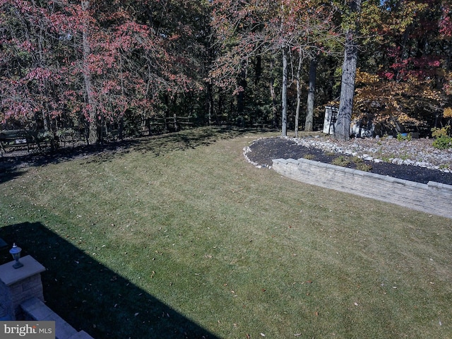 view of yard