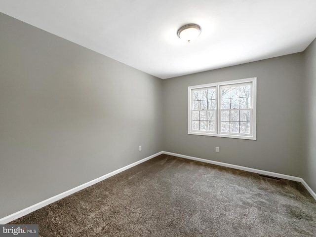 unfurnished room with carpet