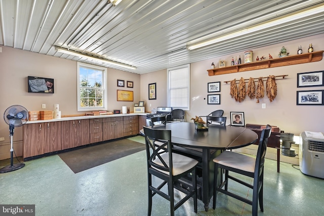 view of dining area