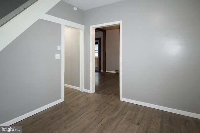 bonus room featuring dark hardwood / wood-style flooring