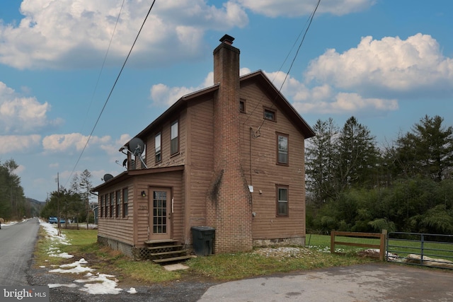 view of property exterior