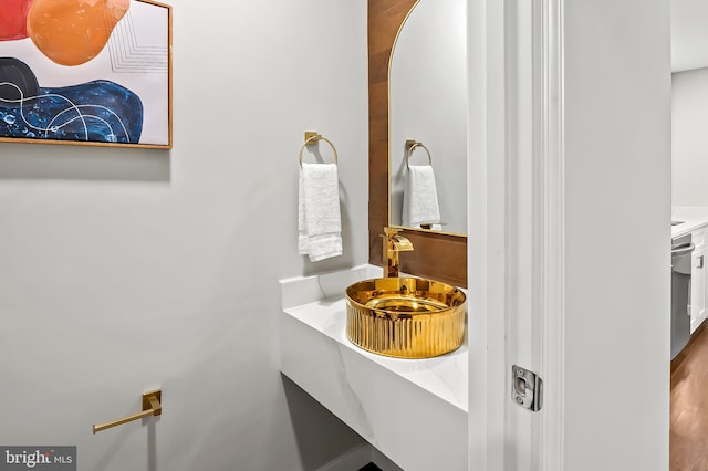 bathroom featuring sink