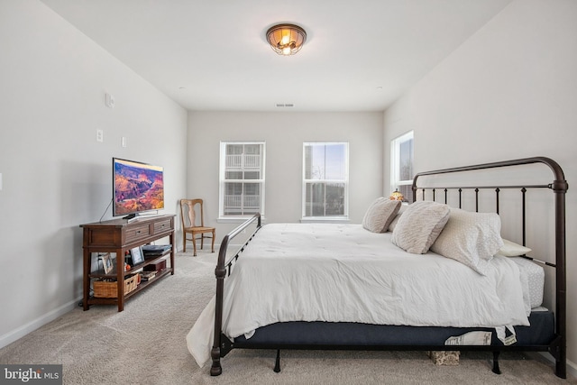 bedroom with carpet floors