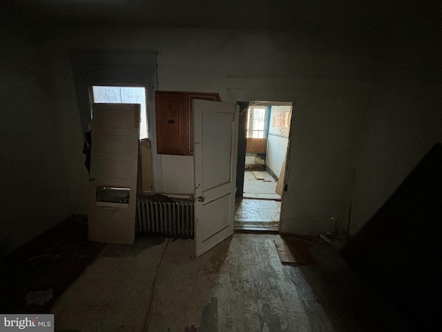 foyer entrance with radiator