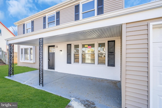 exterior space with a patio area