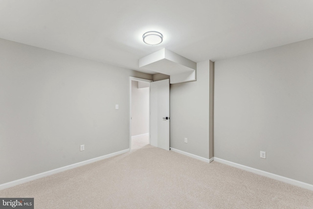 interior space with light carpet