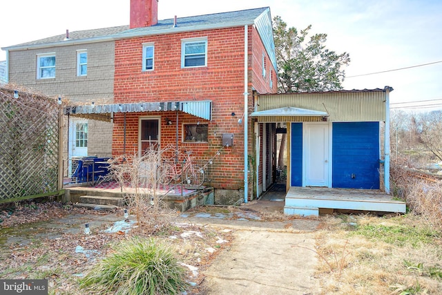 view of rear view of house