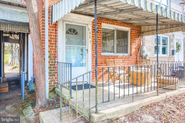 view of entrance to property