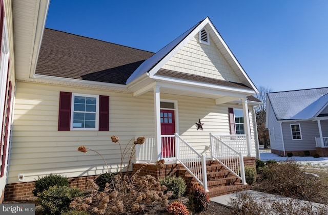 view of front of property