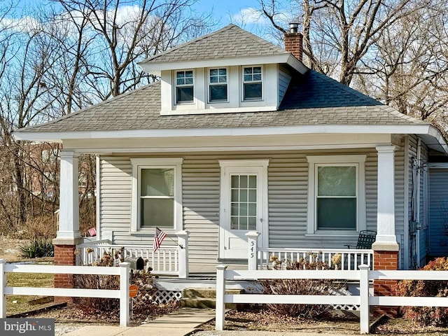 view of front of property