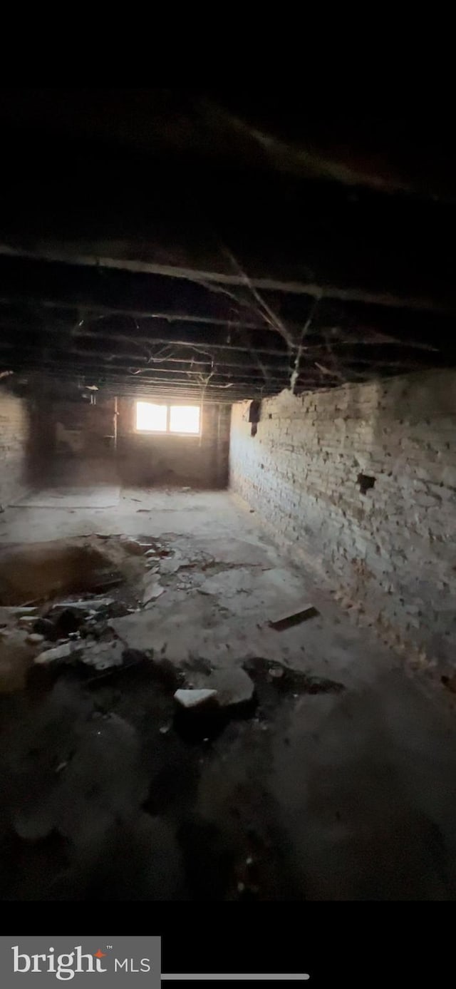 view of basement