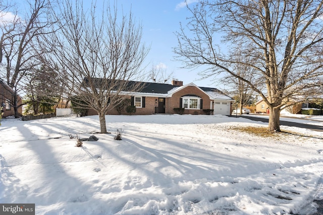 ranch-style house with a garage